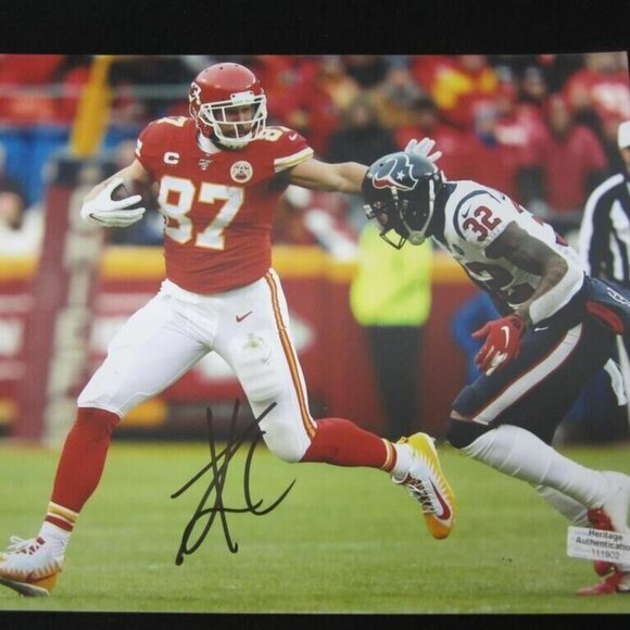 Travis Kelce signed 8x10 Photo w/COA (Kansas City Chiefs)